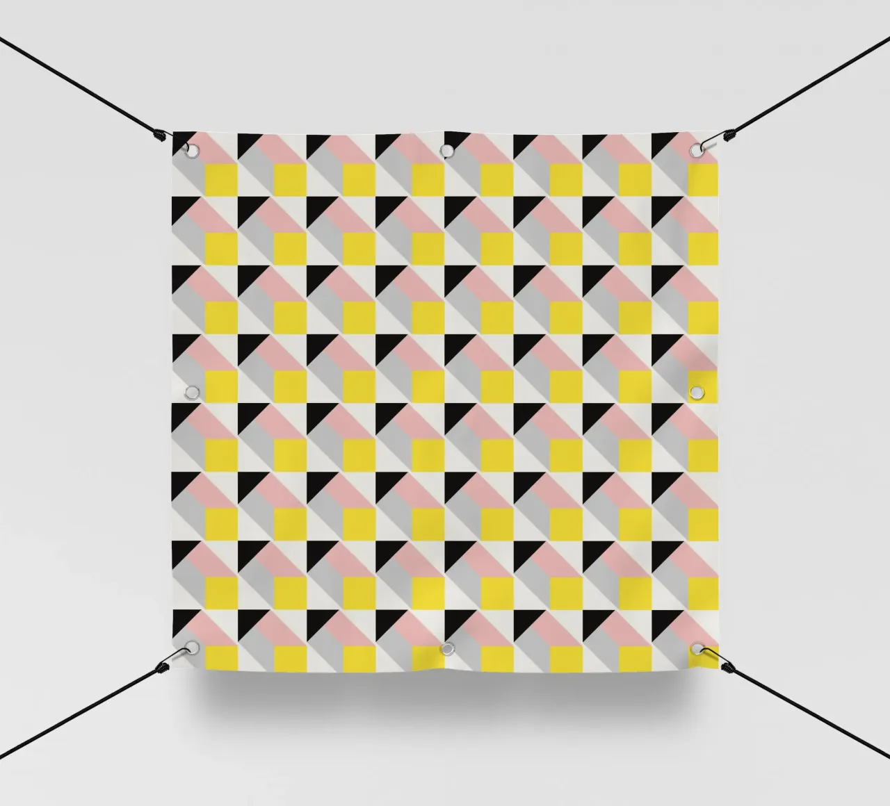 Modello geometrico 3d 02 telo in pvc da Little Dean
