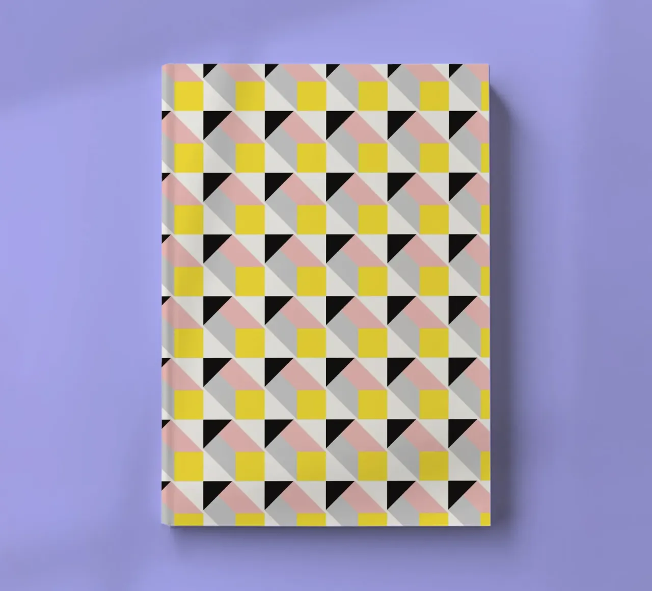 3d Geometrical pattern 02 notebook by Little Dean