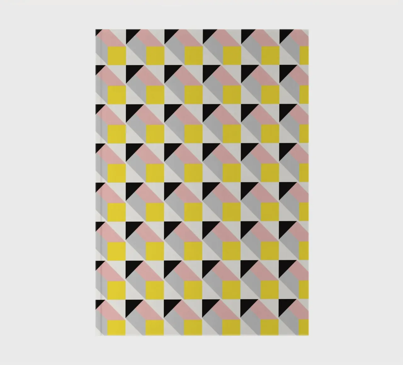 3d Geometrical pattern 02 notebook by Little Dean