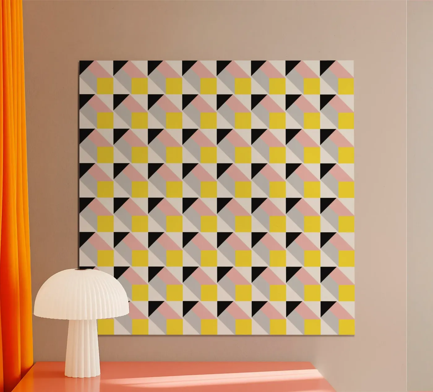 3d Geometrical pattern 02 poster by Little Dean