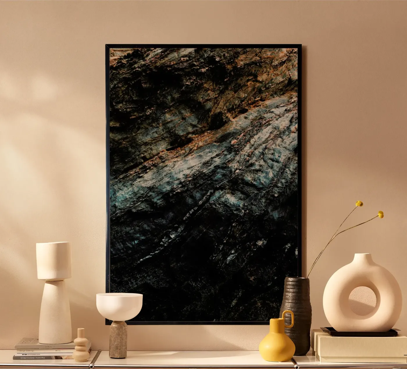 Stone Textures poster van Sebastian Hilgetag