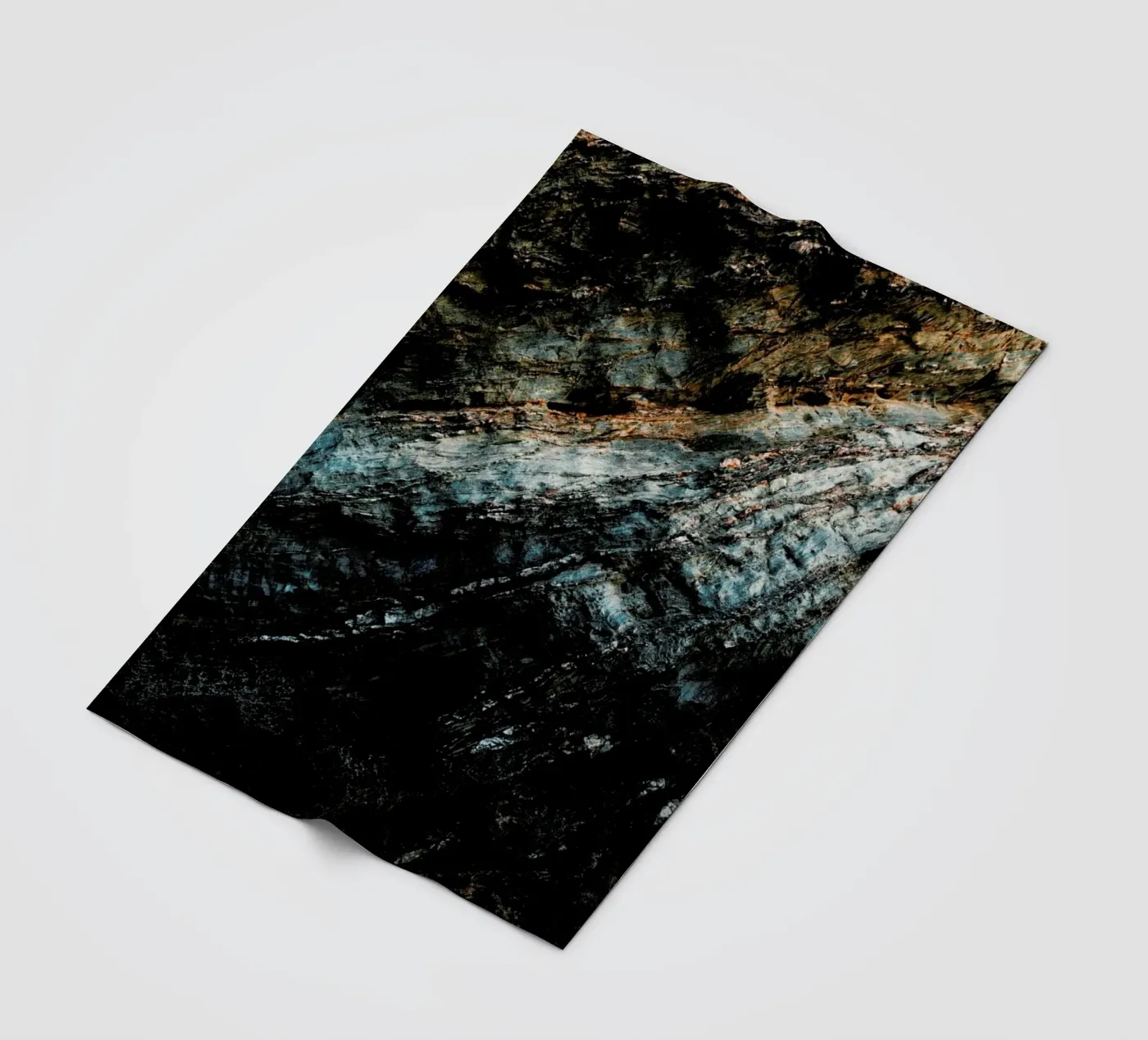 Stone Textures Fleecedecke von Sebastian Hilgetag