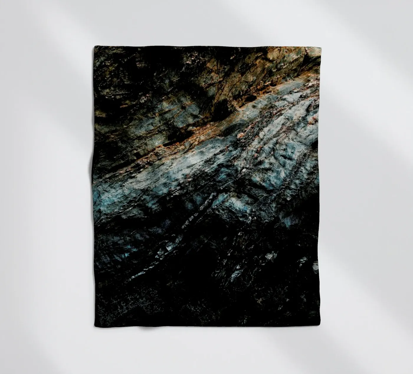 Stone Textures Fleecedecke von Sebastian Hilgetag