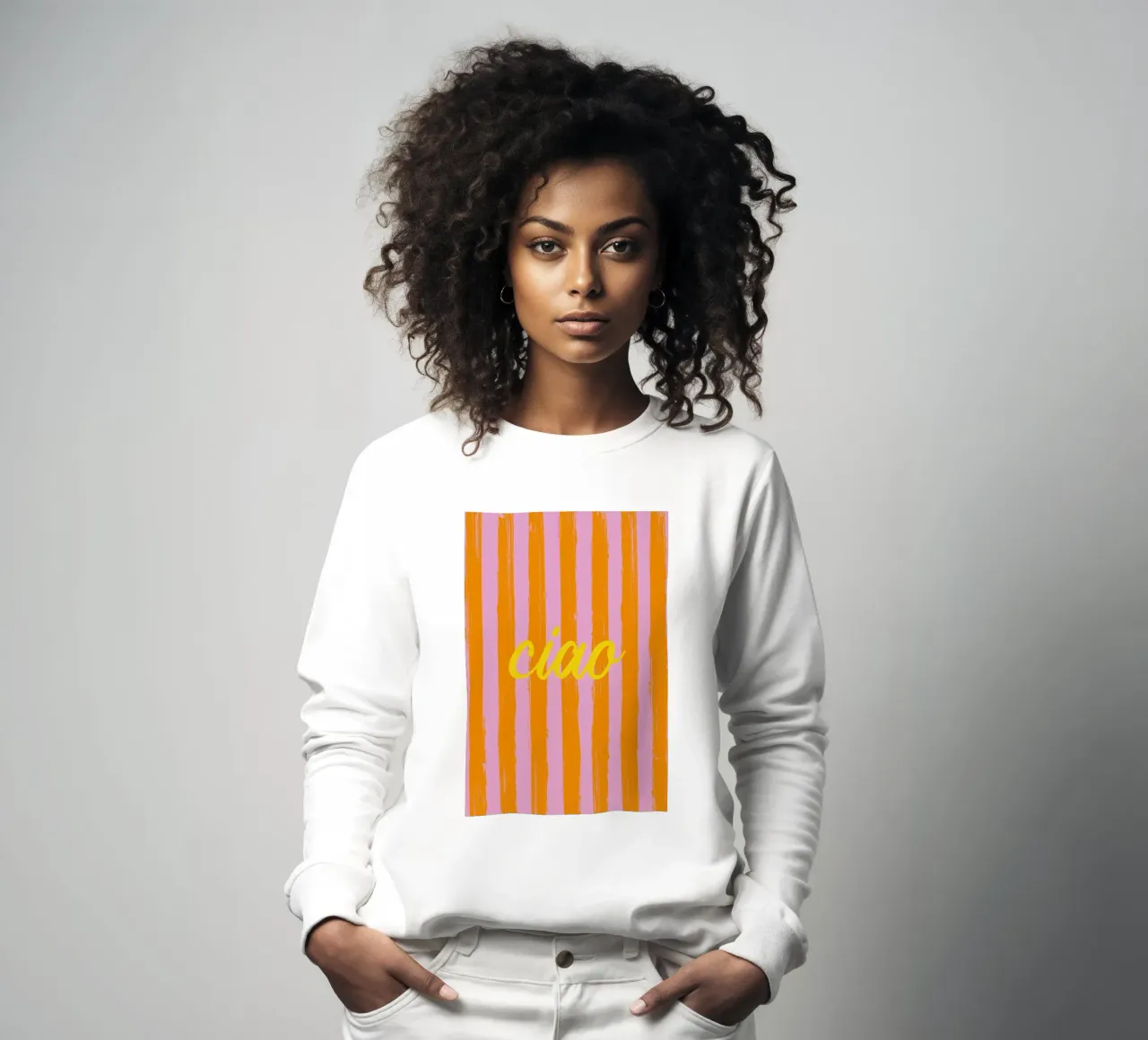Ciao a Strisce sweat de pierosvisuals