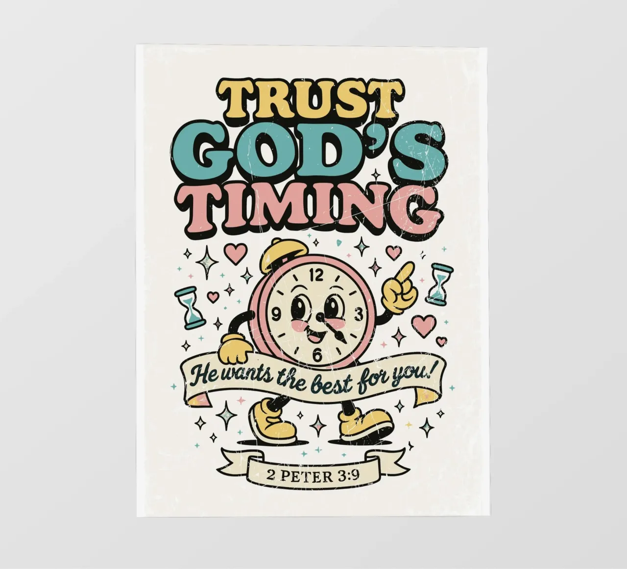 Trust God'S Timing pellicola backlit da ramosashop