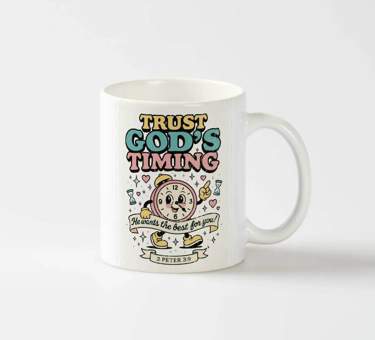 Trust God'S Timing tazza in ceramica da ramosashop