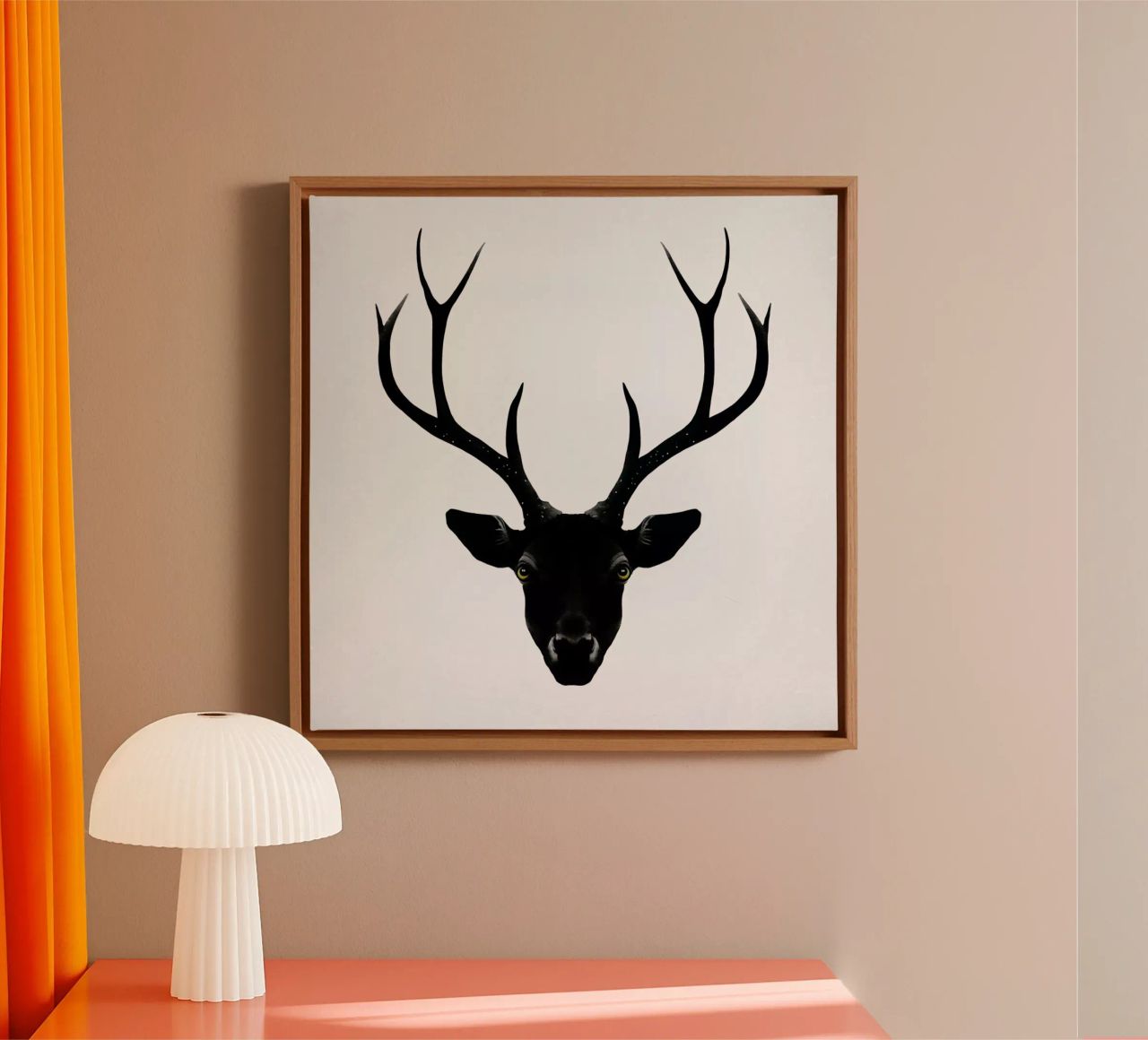 The Black Deer Leinwand von Ruben Ireland