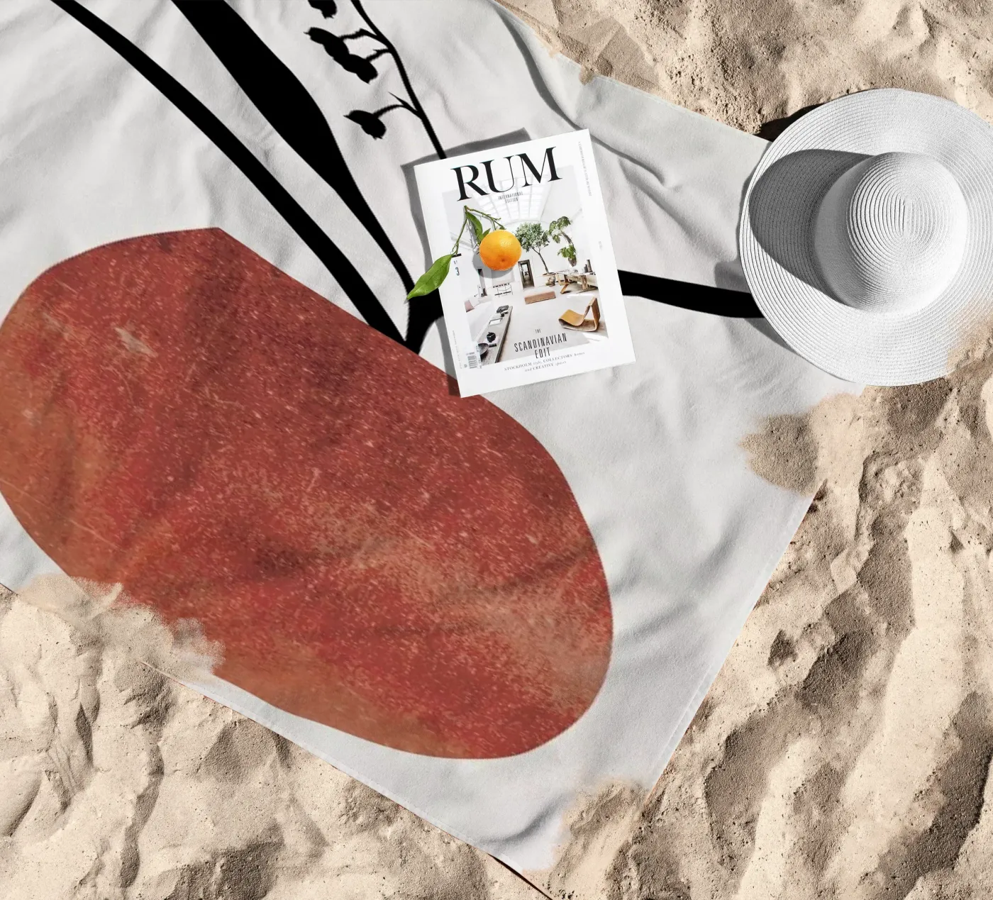 Winter Flowers telo mare da Kubistika