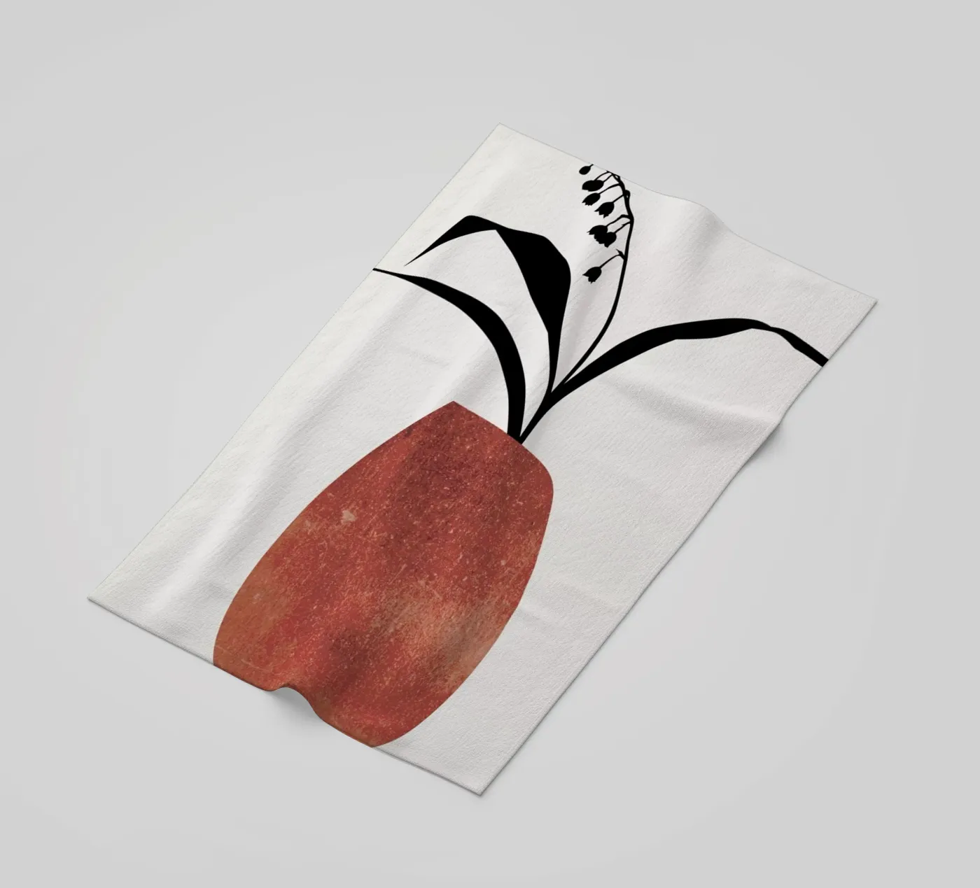 Winter Flowers telo mare da Kubistika