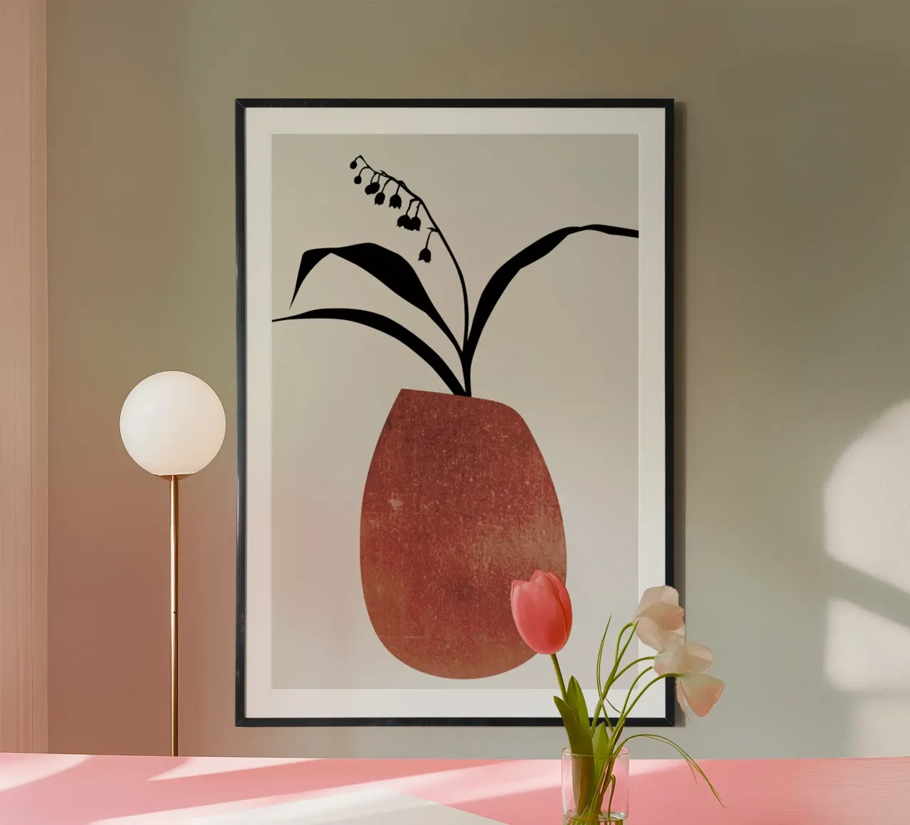 Winter Flowers poster da Kubistika