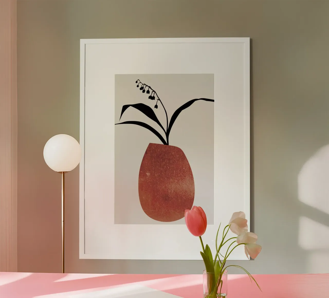 Winter Flowers poster da Kubistika