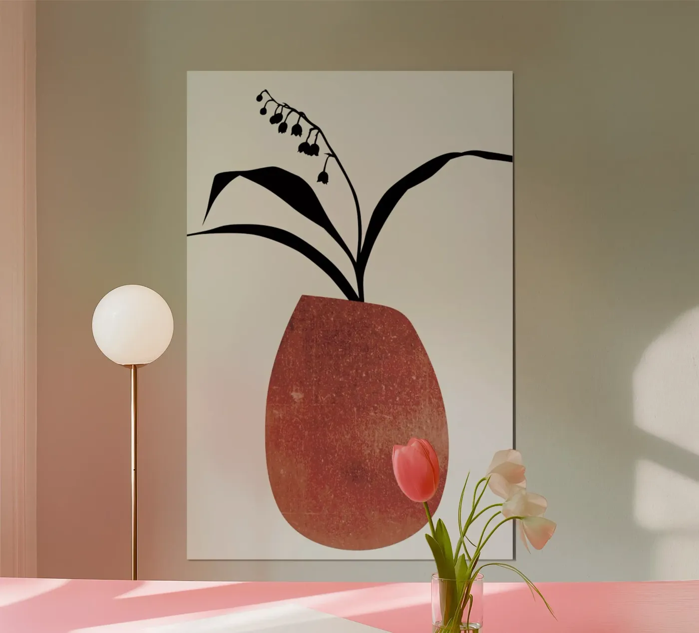 Winter Flowers poster van Kubistika