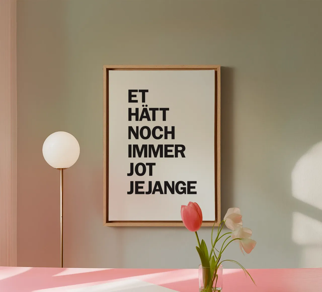 et hätt noch immer jot jejange canvas by Kavanga