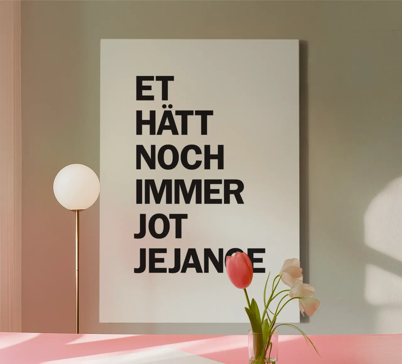 et hätt noch immer jot jejange canvas by Kavanga