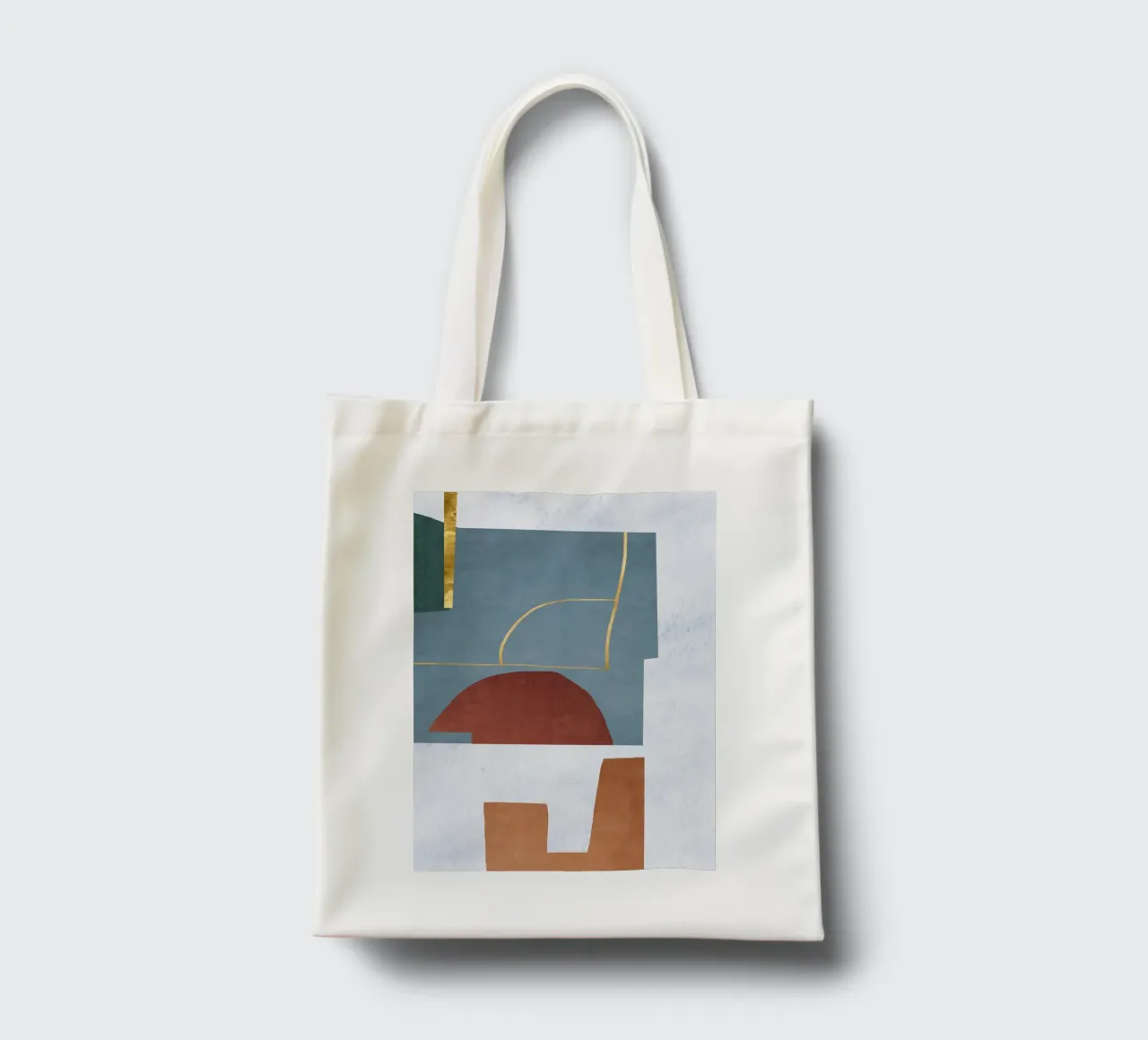 abstract lines and forms borsa in juta da ramosashop