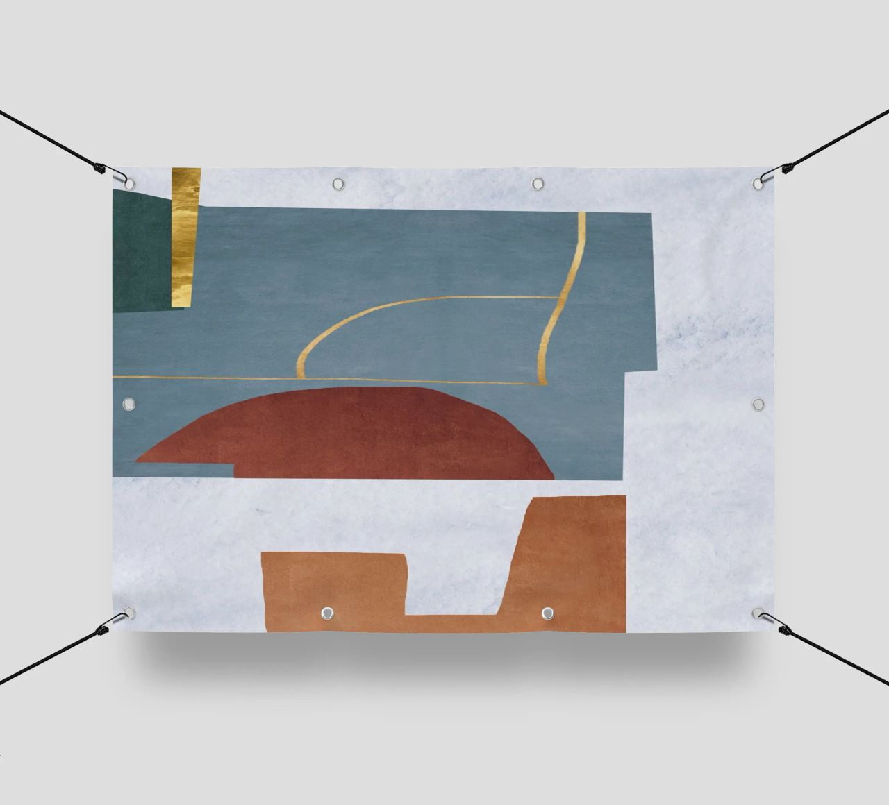 abstract lines and forms telo in pvc da ramosashop