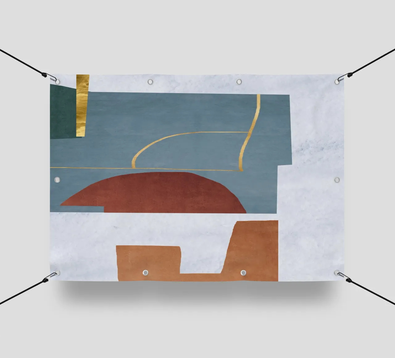 abstract lines and forms telo in pvc da ramosashop