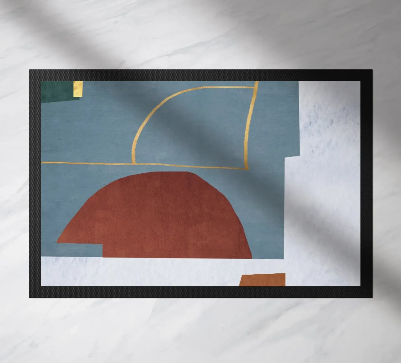 abstract lines and forms paillasson de ramosashop