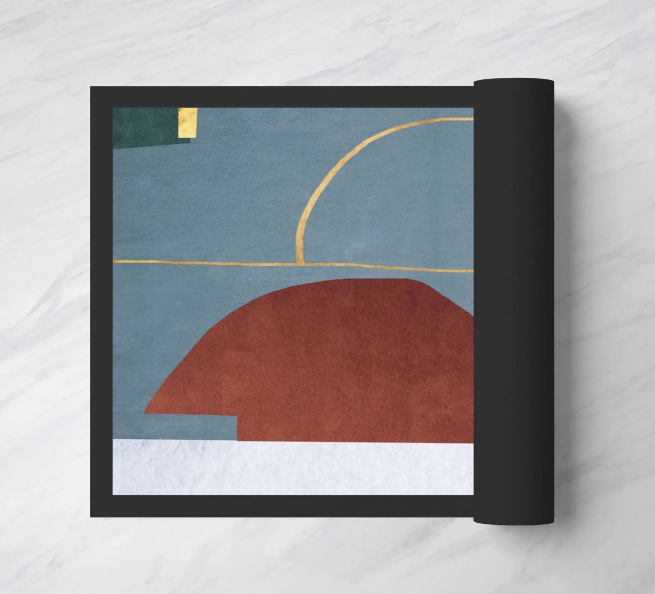abstract lines and forms paillasson de ramosashop