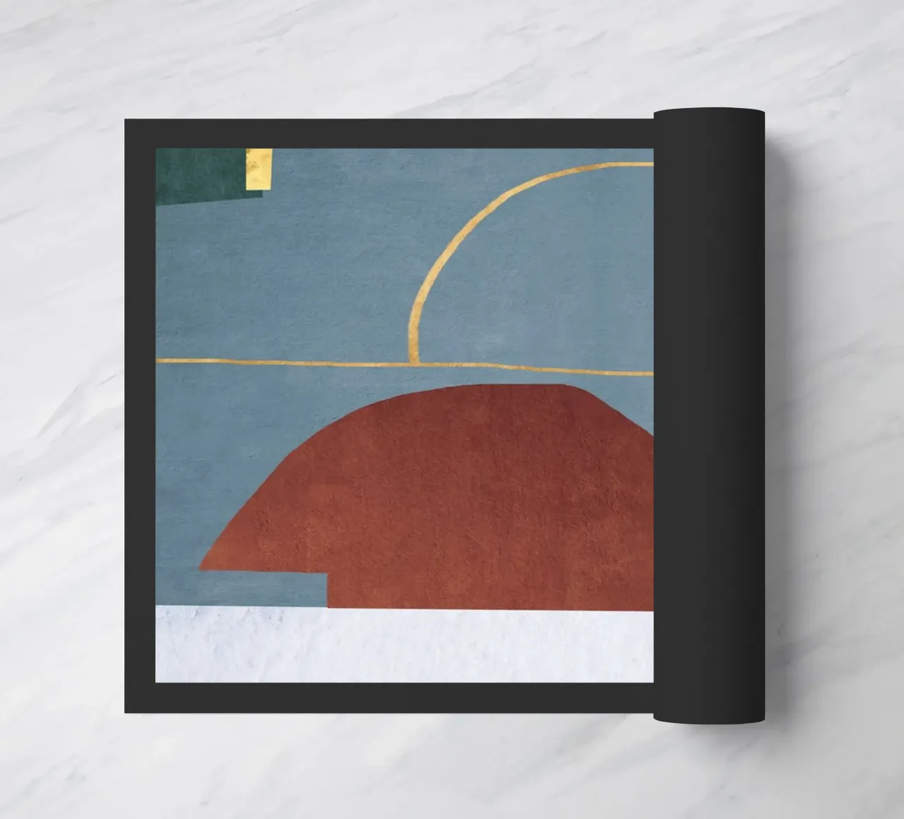 abstract lines and forms paillasson de ramosashop