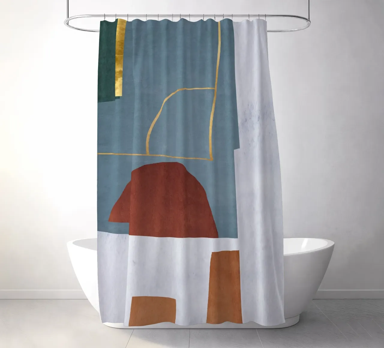 abstract lines and forms Duschvorhang von ramosashop