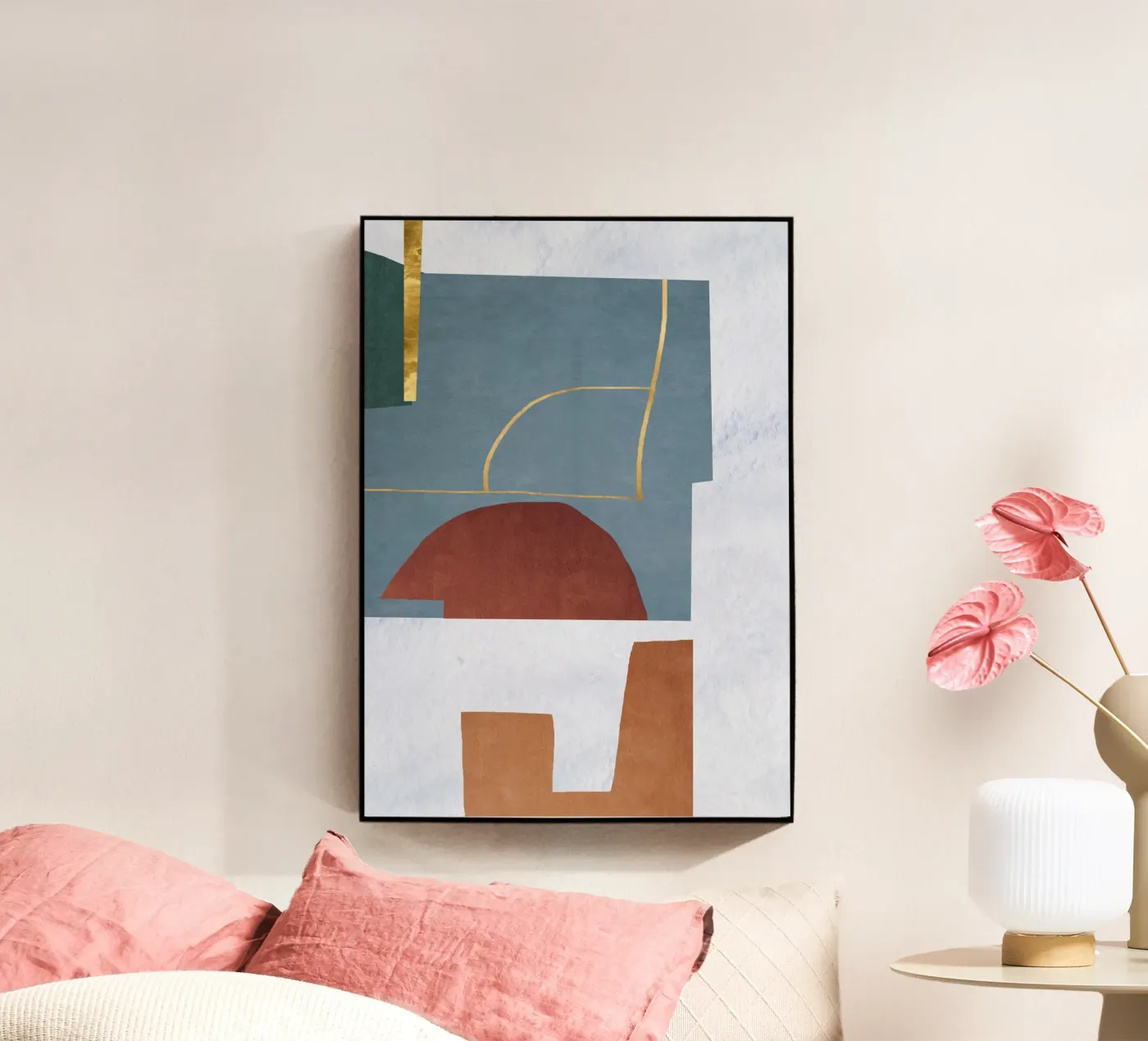 abstract lines and forms acryl van ramosashop