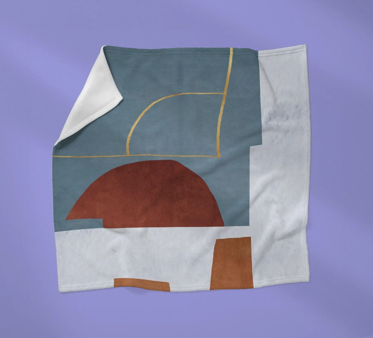 abstract lines and forms Fleecedecke von ramosashop
