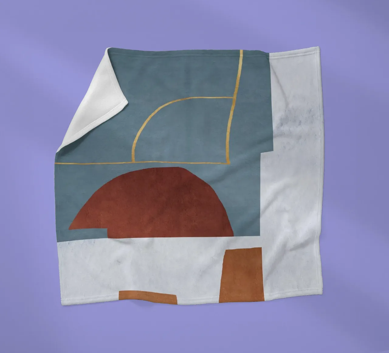 abstract lines and forms coperta in pile da ramosashop