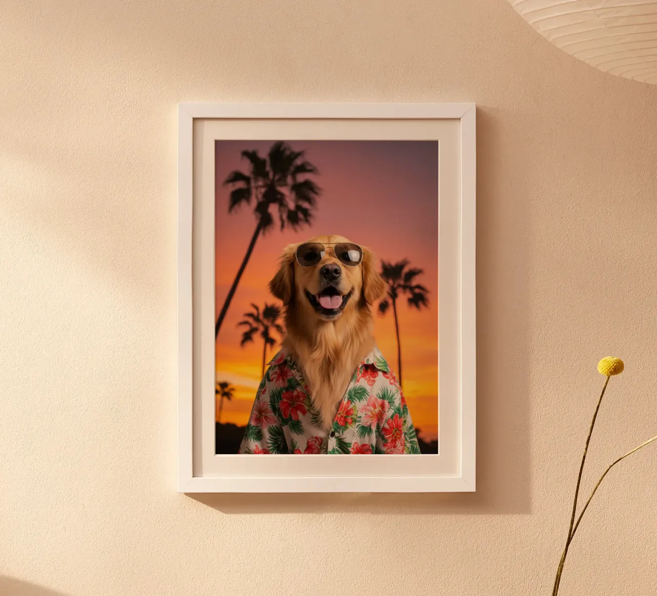 Sunset Vibes hahnemühle de Pawtrait Studio