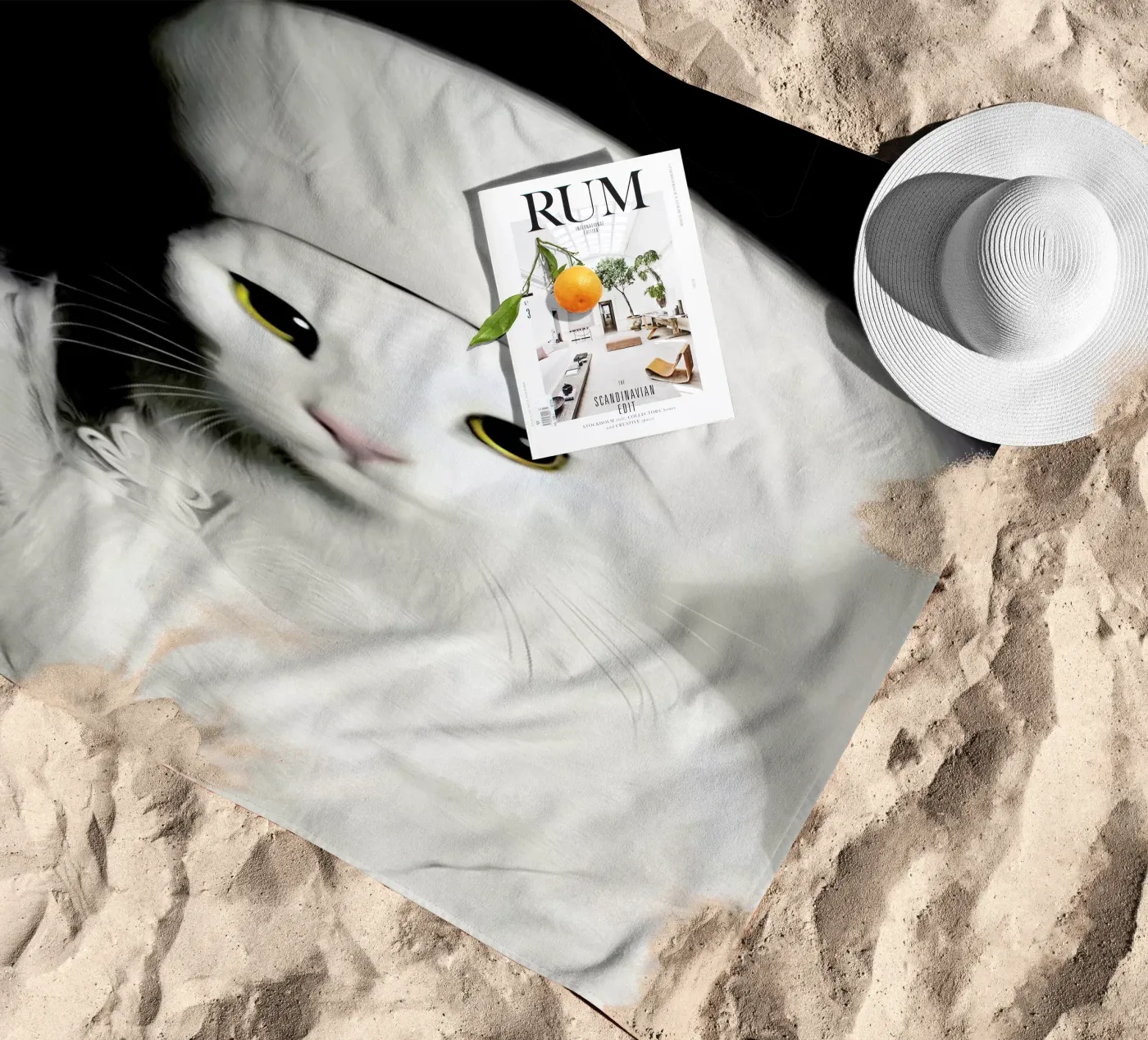 Aro serviette de plage de Tein Lucasson