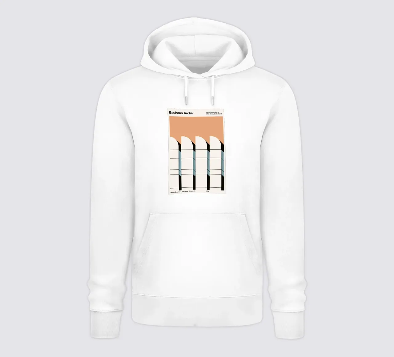 Bauhaus Archiv Print Borders sudadera con capucha de Florent Bodart