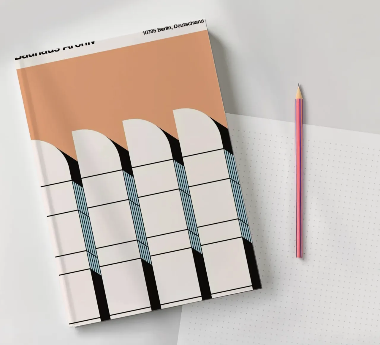 Bauhaus Archiv Print Borders notebook by Florent Bodart