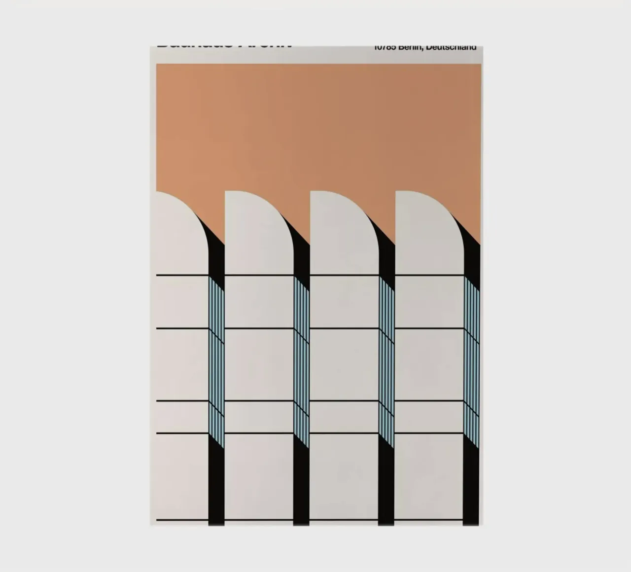 Bauhaus Archiv Print Borders notebook by Florent Bodart