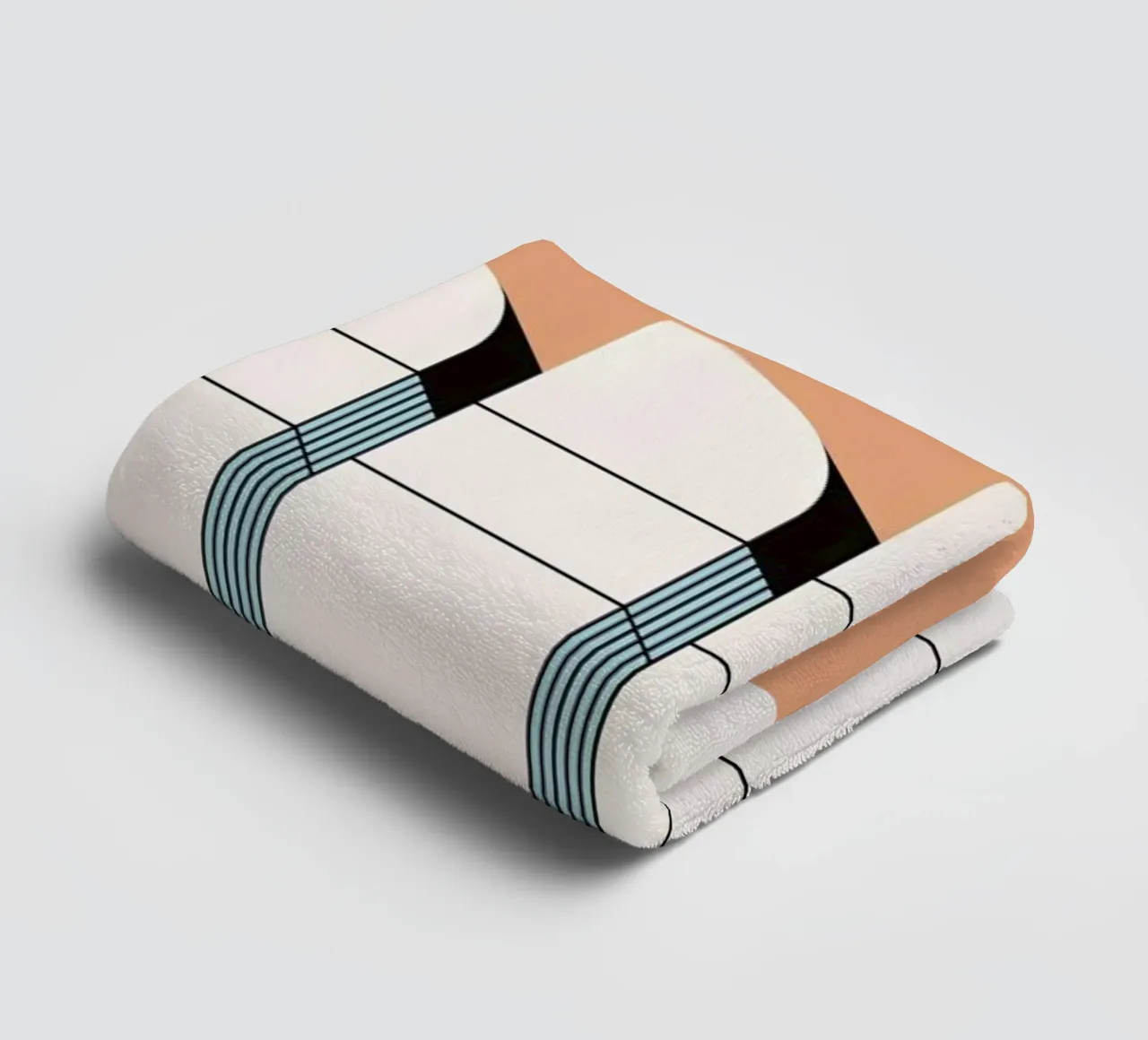 Bauhaus Archiv Print Borders asciugamano da bagno da Florent Bodart