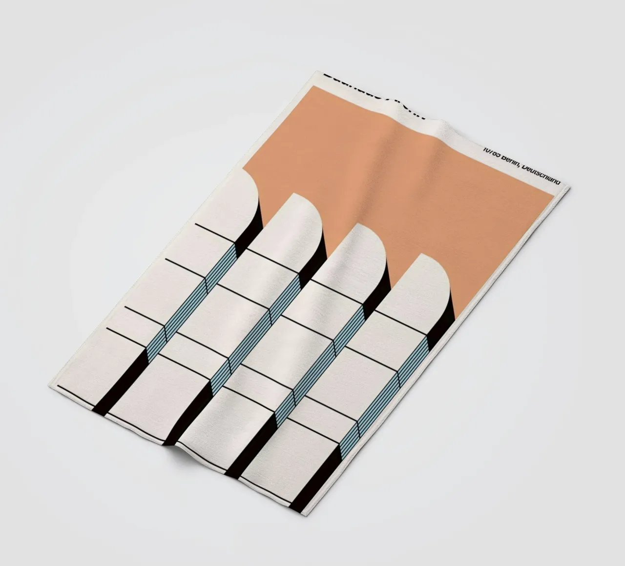 Bauhaus Archiv Print Borders coperta in pile da Florent Bodart