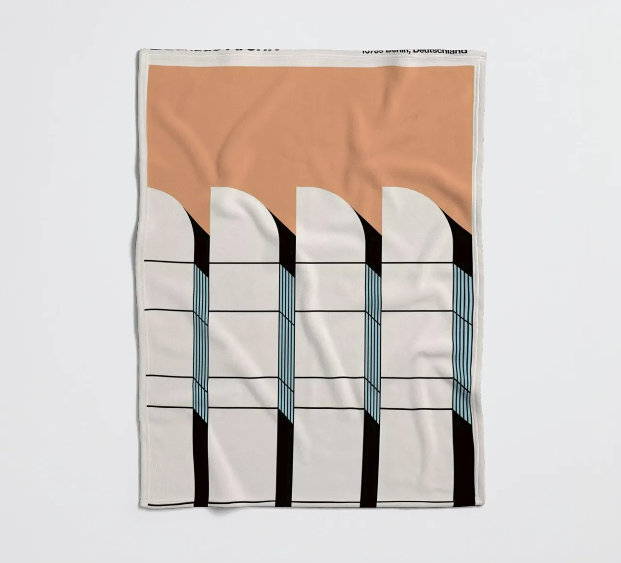 Bauhaus Archiv Print Borders coperta in pile da Florent Bodart
