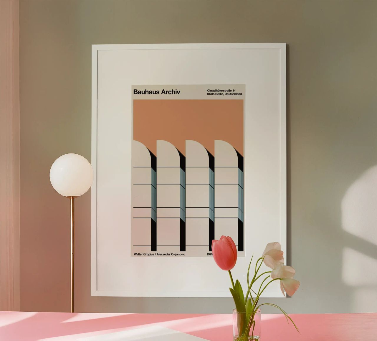 Bauhaus Archiv Print Borders Poster von Florent Bodart