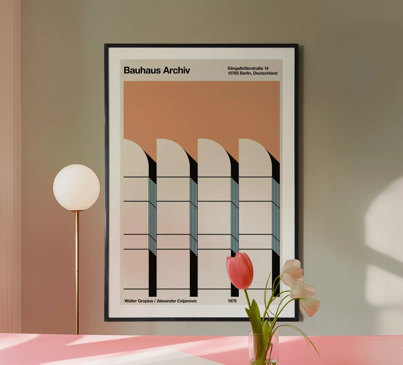 Bauhaus Archiv Print Borders Poster von Florent Bodart