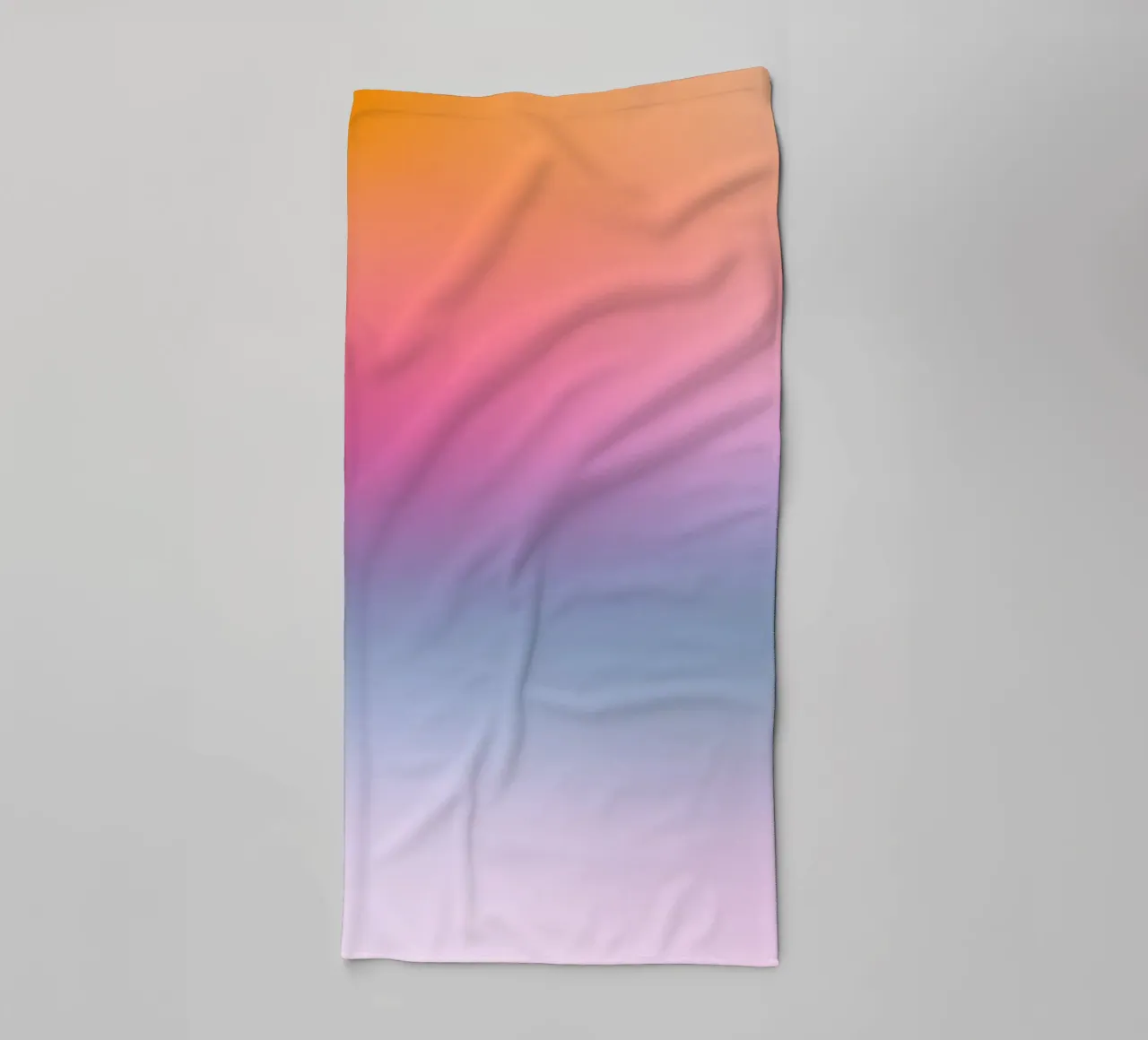 Regenboog Blos Kleurverloop Droom badhanddoek van Dominique Vari Abstract