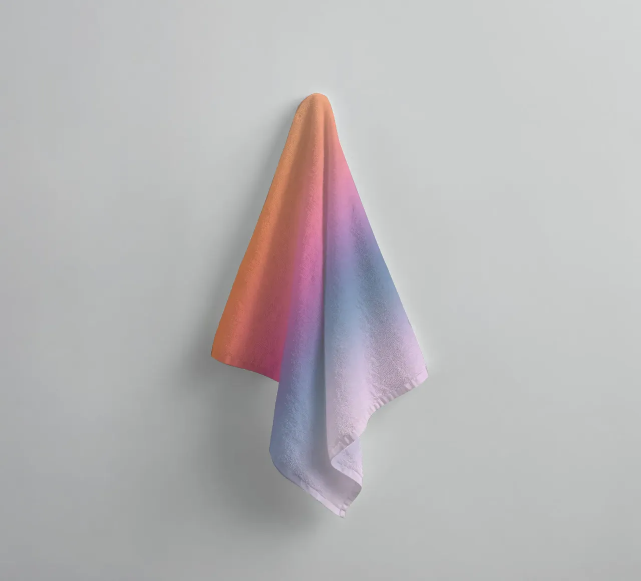 Regenboog Blos Kleurverloop Droom badhanddoek van Dominique Vari Abstract