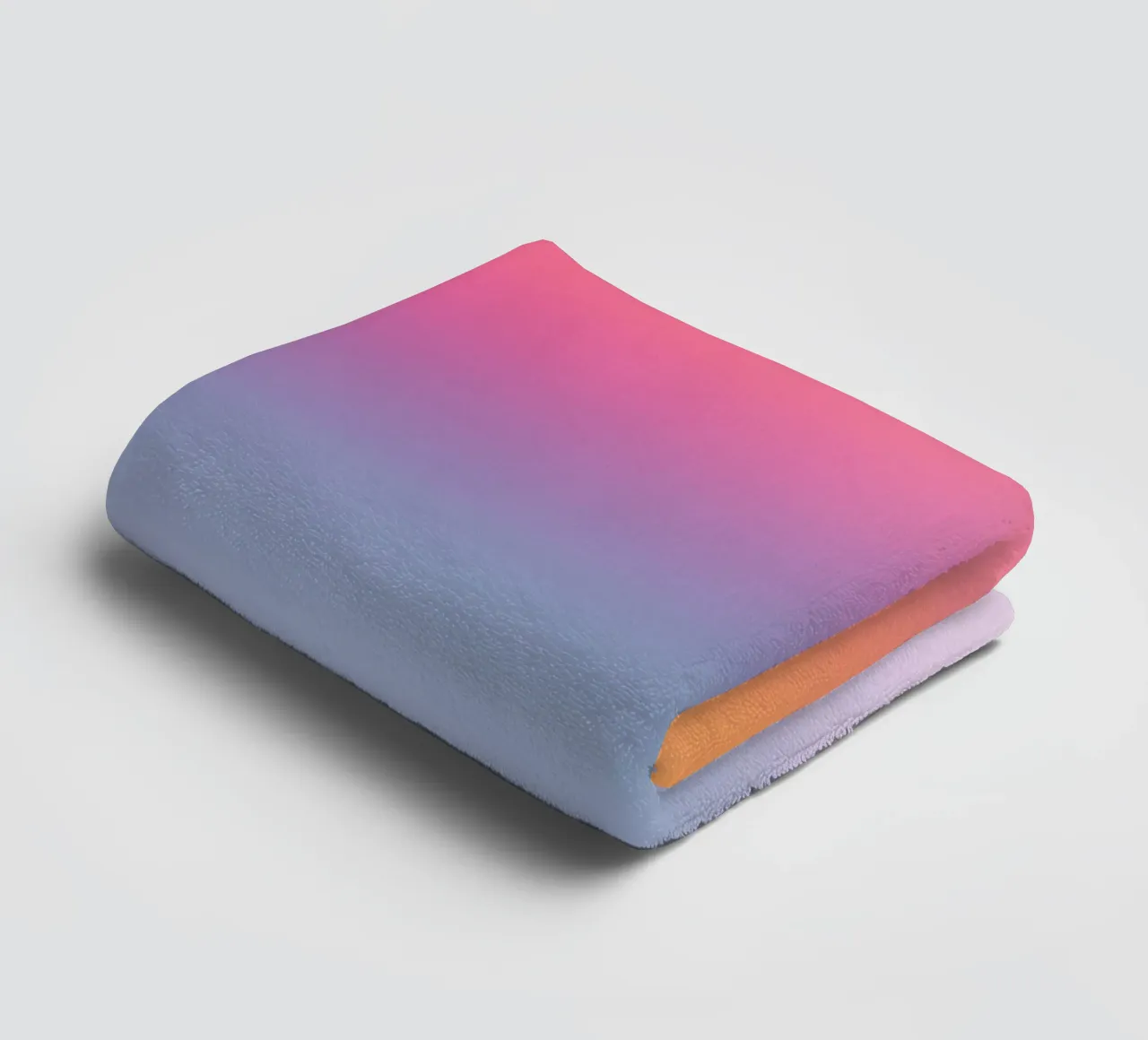 Regenboog Blos Kleurverloop Droom badhanddoek van Dominique Vari Abstract