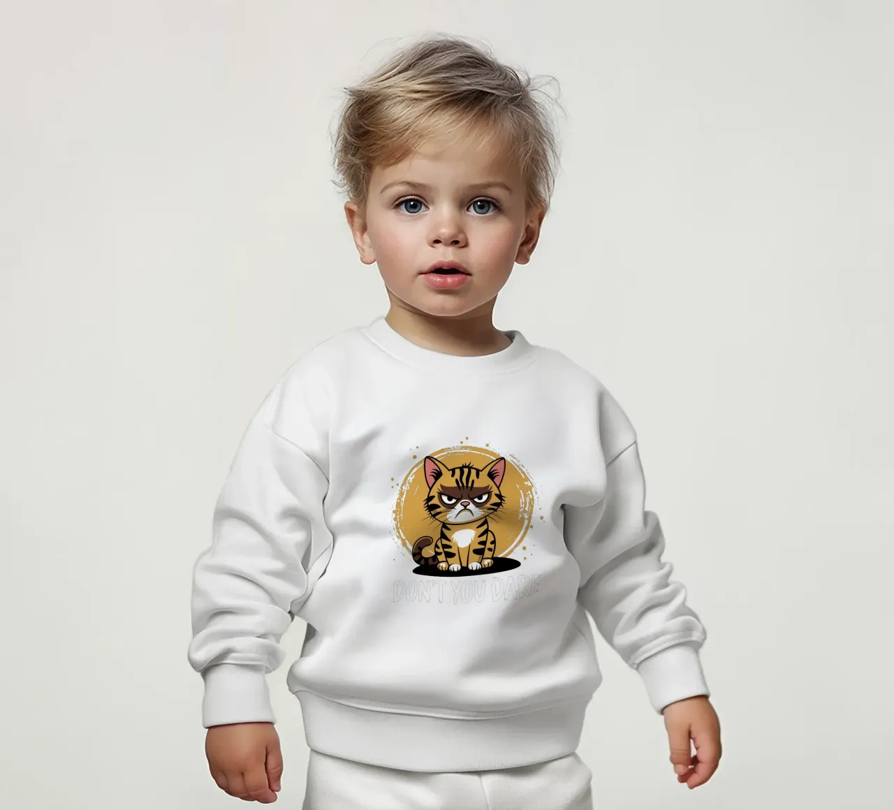 DON'T YOU DARE felpa neonato da edsonramosart