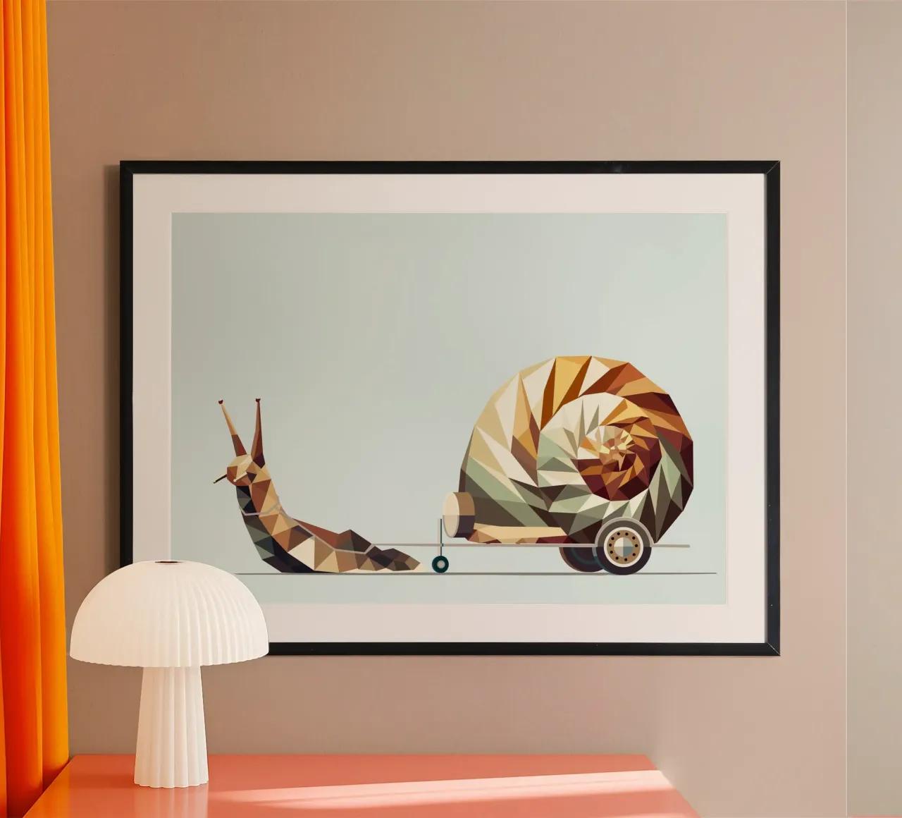 Caracol poligonal con remolque: el viaje lento como arte hahnemühle de namosh