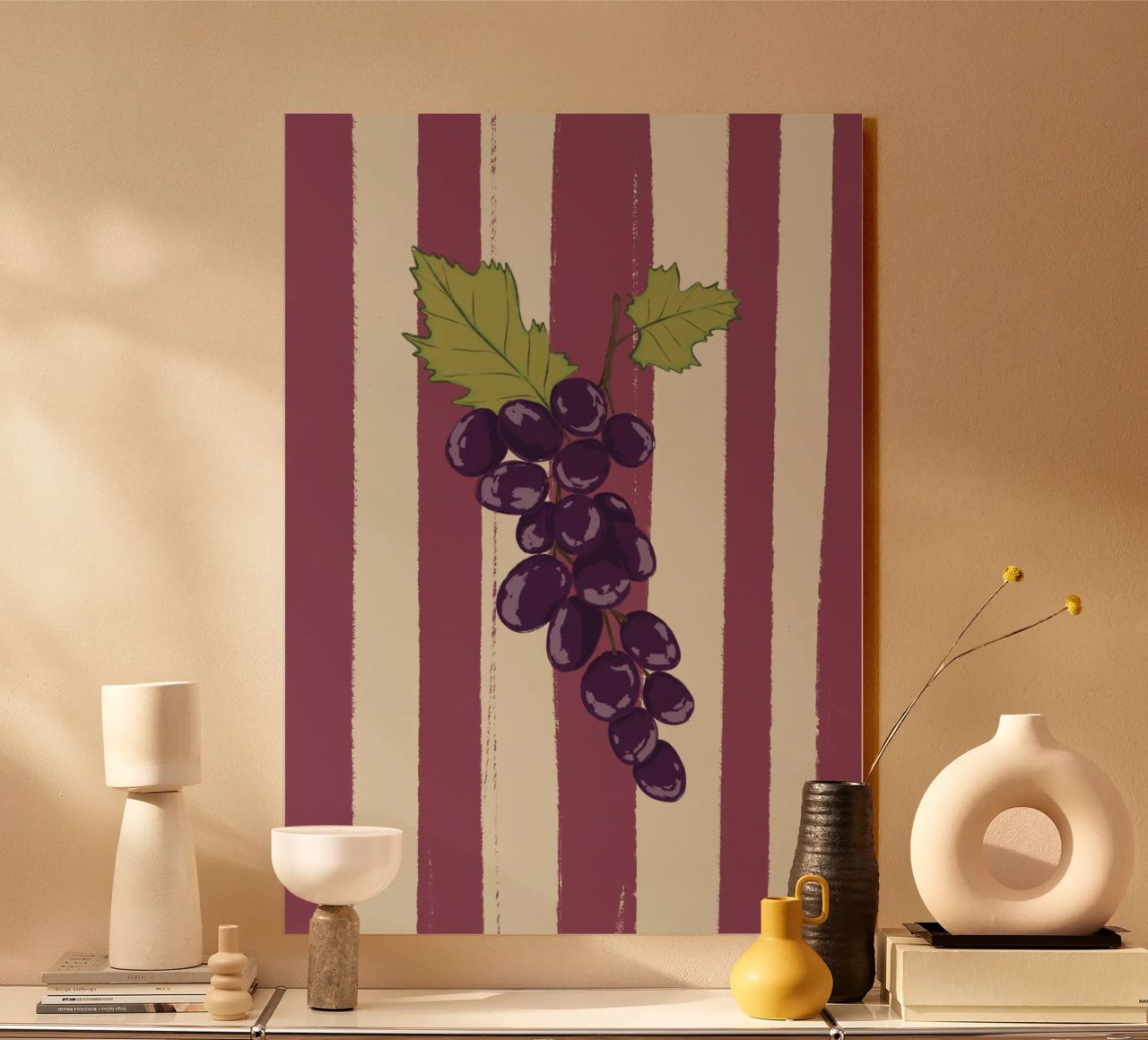 Uva su strisce viola plexiglass da Sixmai