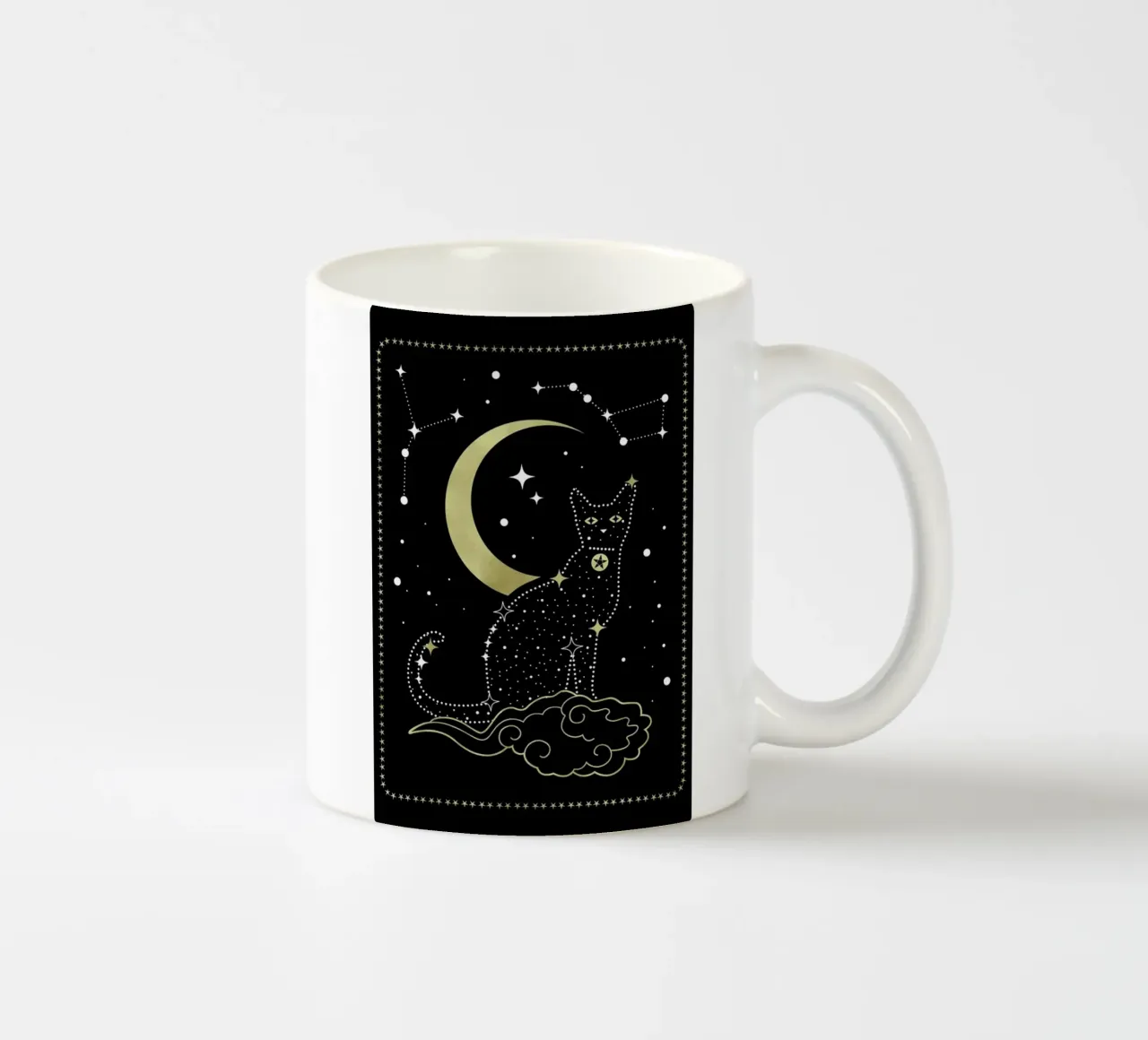 Cat Constellation tazza in ceramica da cafelab