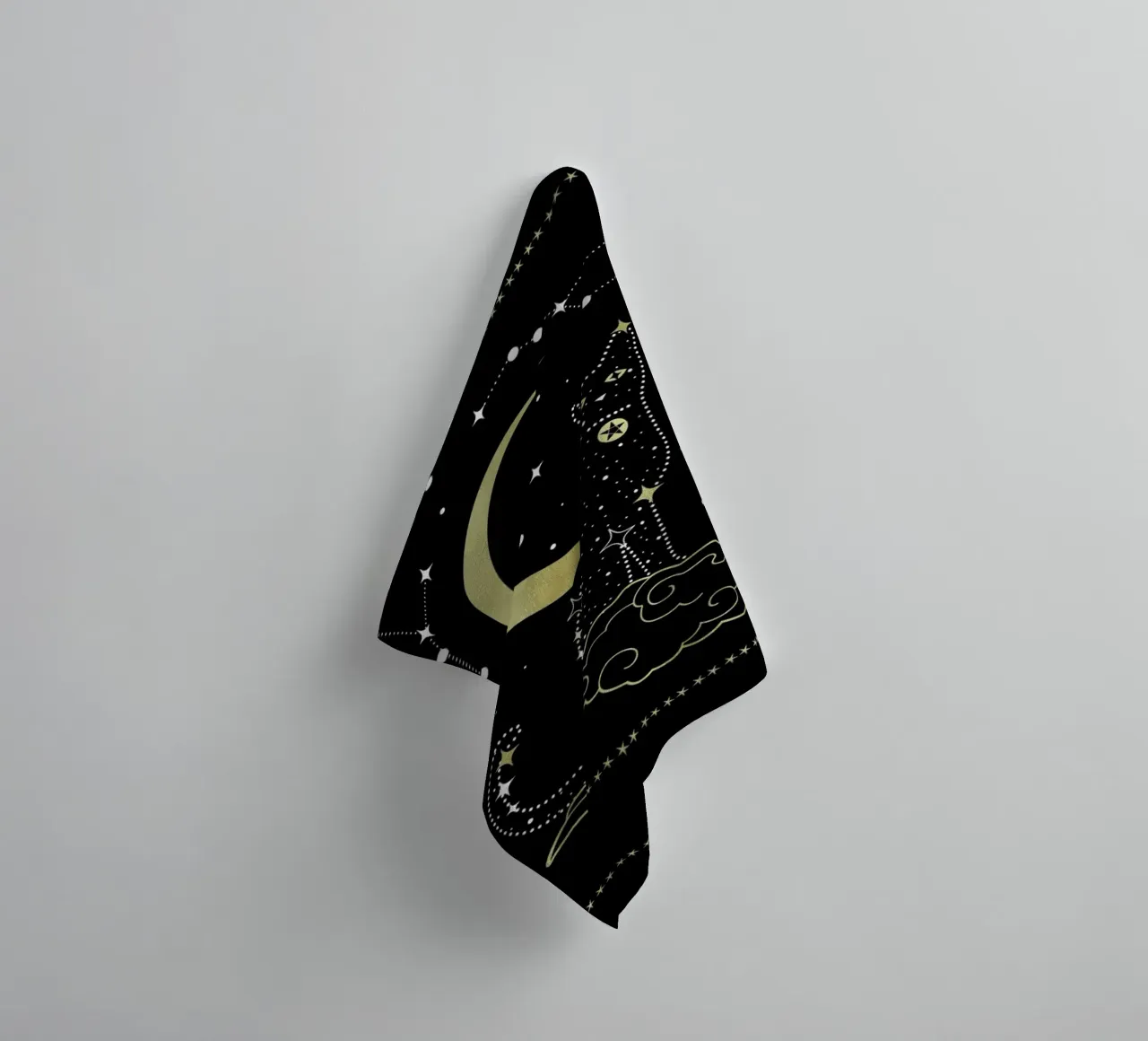 Cat Constellation asciugamano da bagno da cafelab