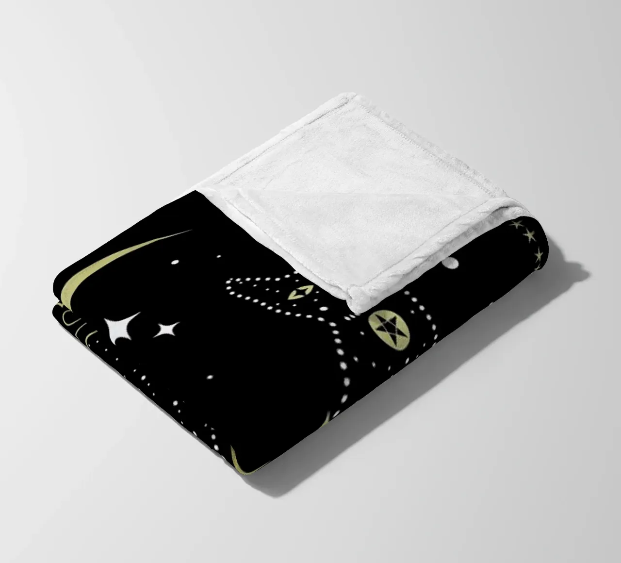 Cat Constellation coperta in pile da cafelab