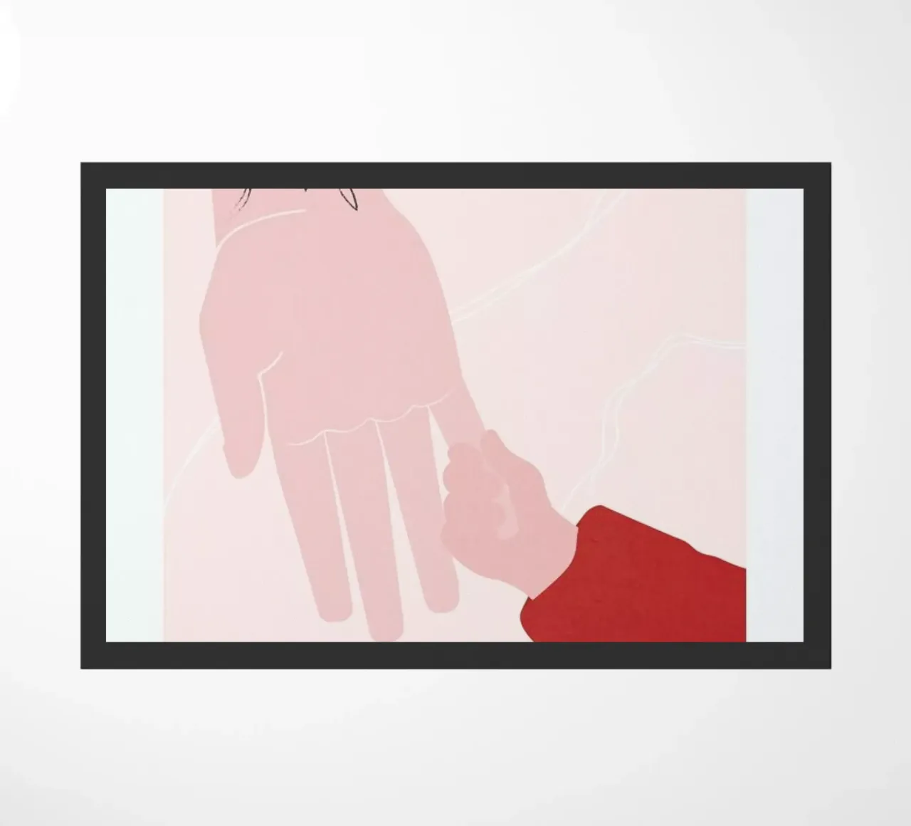 Touched. doormat by vonkopfbisfuss x JUNIQE