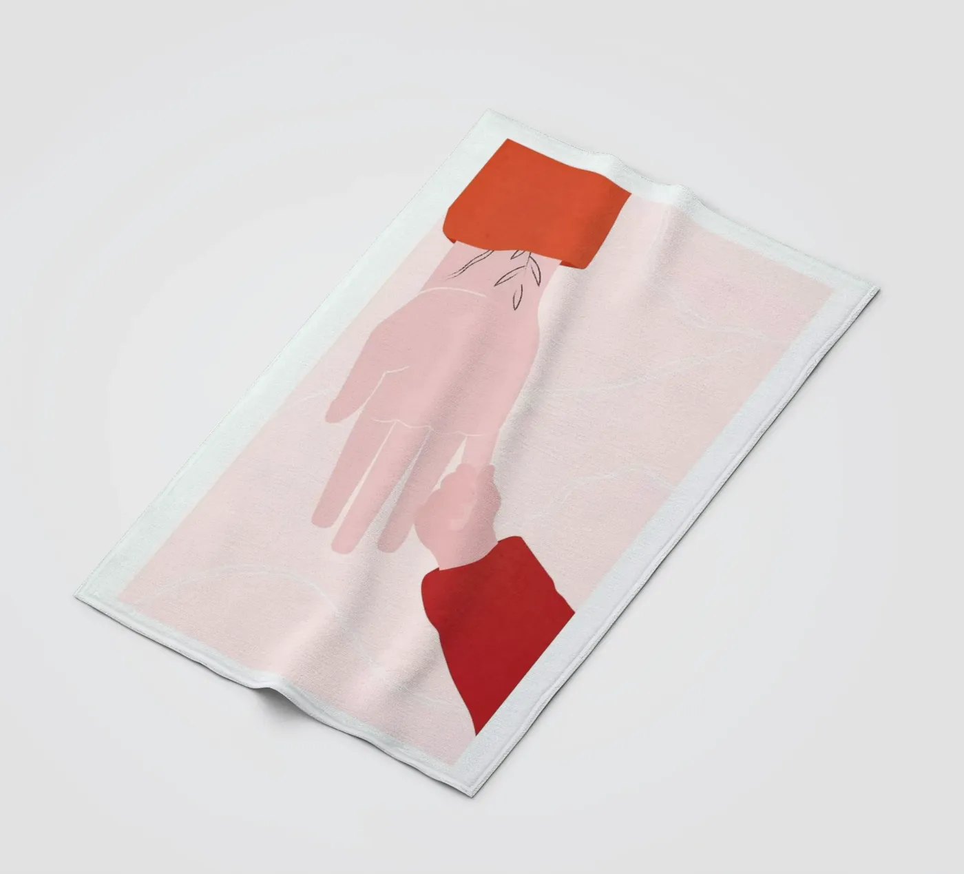 Touched. fleecedeken van vonkopfbisfuss x JUNIQE