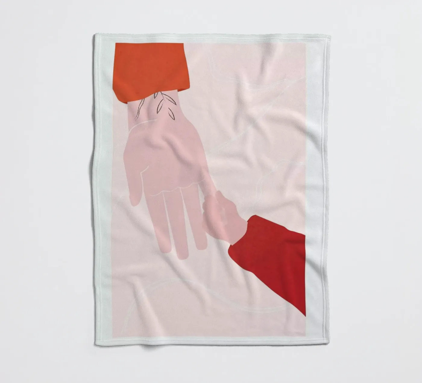 Touched. fleecedeken van vonkopfbisfuss x JUNIQE